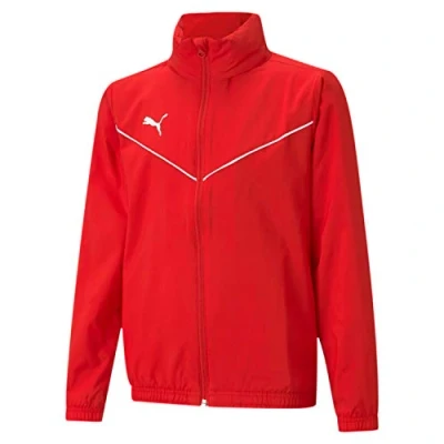 Abbildung von Puma Regenjacke / wasserabweisende Jacke für Kinder, Größe: 140, Rotweiss