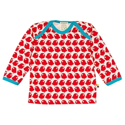 Abbildung von loud + proud Langarmshirt für Kinder, Größe: 122/128, Tomato