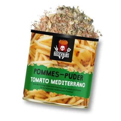 Abbildung von ROCK N RUBS Pommes Puder Tomate Mediterrano 150g MHD 06/26