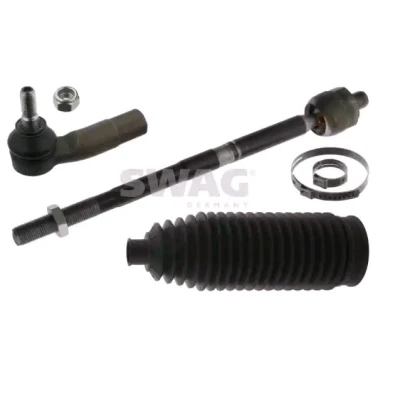 Abbildung von SWAG 30 94 9044 Spurstange Vorderachse links mit Muttern Schellen, Lenkmanschetten VOLKSWAGEN: Caddy 3 Kastenwagen, Golf 7 Schrägheck