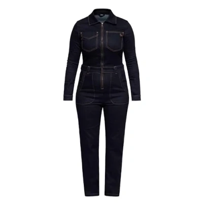 Abbildung von Queen Kerosin Damen Workwear Overall Denim