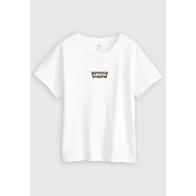 Abbildung von Levi&#039;s Plus Perfect TEE Tshirt basic, Damen, Größe: 58/60, Bright white
