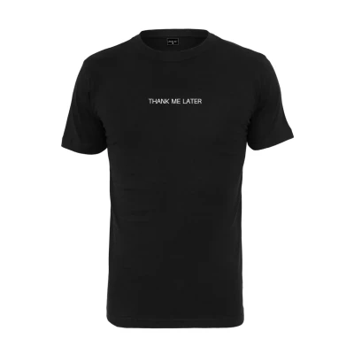 Abbildung von Mister Tee Thank ME Later Tshirt print, Herren, Größe: Large, Black