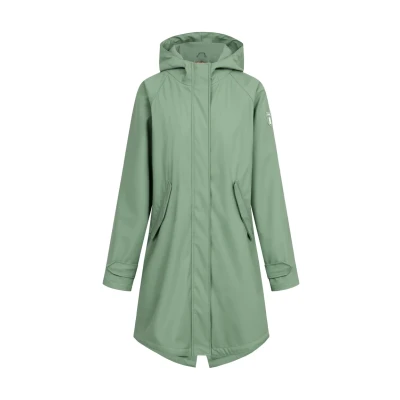 Abbildung von Derbe Regen und Matschjacke &quot;Traveby Friese Plain&quot;, wasserabweisend, winddicht, Kapuze