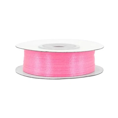 Abbildung von Satinband 3mm x 50m Rolle FARBAUSWAHL in 3/6/12/25/38/50/75/100mm farbecht &amp; waschbar Schleifenband für Ostern Geschenkband zum Verpacken Dekorieren Basteln Pink 156