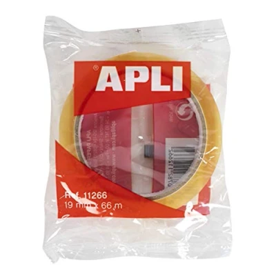 Abbildung von APLI Klebeband transparent 19mm x 66m