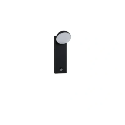 Abbildung von Paulmann LED Außen Wandleuchte &quot;Puka IP44 rund 110x125mm 3000K 8,5W 460lm 230V Anthrazit Aluminium&quot;, 1 flammig, seewasserresistent