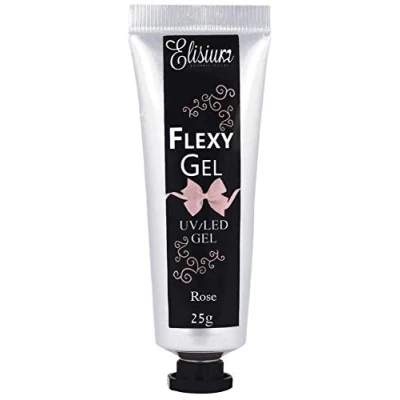 Abbildung von Elisium Flexygel Rose UV/LED Nagelpflege Maniküre Aufbaugel 25g