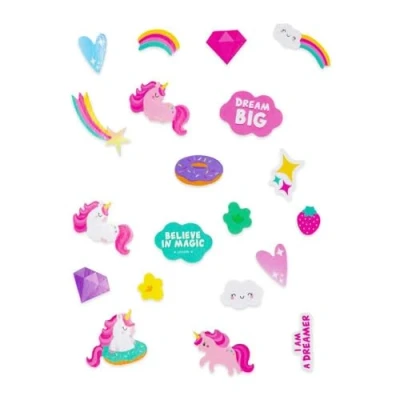 Abbildung von Legami Sticker Reflektierende Fahrradsticker Ride With Style Unicorn
