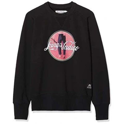 Abbildung von Kings of Indigo Herren Parnell Sweatshirt, Schwarz (Black Cowboy 6906), Large (Herstellergröße:L)