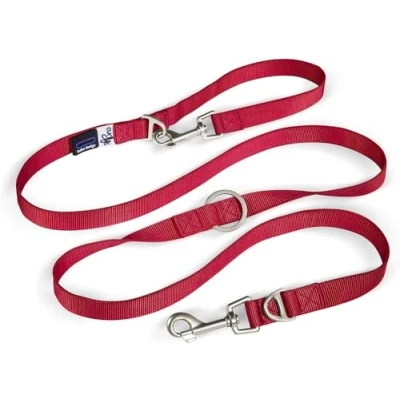 Abbildung von Curli verstellbare Leine, Nylon, 200x2cm, rot