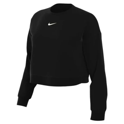 Abbildung von Nike Sportswear CREW Sweatshirt, Damen, Größe: S Short, Black/sail