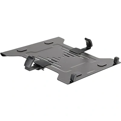 Abbildung von StarTech.com VESA Laptop Halterung Monitorarm Ablage/Adapter für Notebooks bis 4.5kg 75x75 &amp; 100x100 Muster Laptophalter/Ablagefach Monitor Ärme/Halterungen (Laptop ARM Tray)