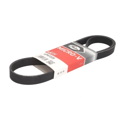 Abbildung von GATES 6PK1225 Keilrippenriemen 1225 6 Polyester, EPDM (Ethylen Propylen Dien Kautschuk) RoadMax Value Line PEUGEOT: 206 Schrägheck, SW