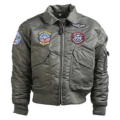 Abbildung von Mil Tec Cwu Abz Jacke Oliv L