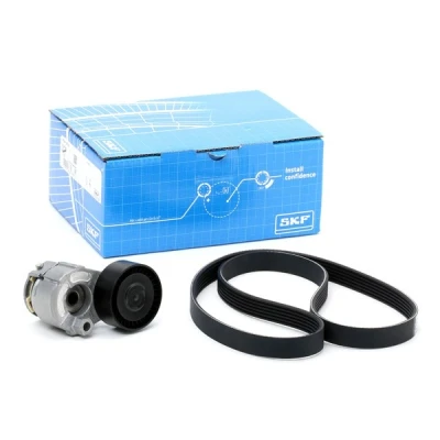 Abbildung von SKF VKMA 36055 Keilrippenriemensatz RENAULT: Kangoo I, II Express, SCENIC 2, DACIA: Lodgy, LOGAN SANDERO NISSAN: Qashqai / Qashqai+2 I