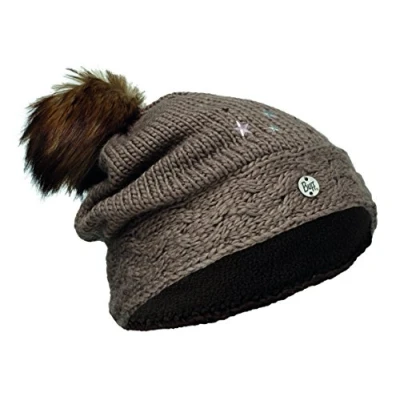 Abbildung von BUFF Kinder JUNIOR KNITTED und POLAR HAT Mütze, Braun (Darsy Brown/Brown), One size