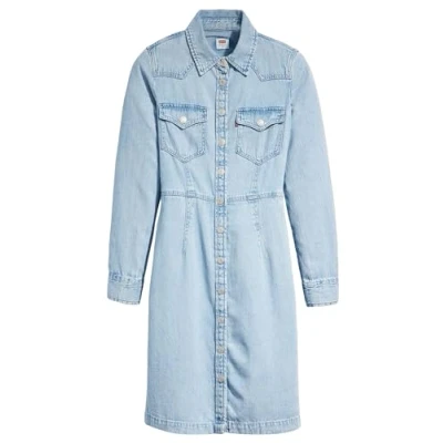 Abbildung von Levi&#039;s Western Jeanskleid, Damen, Größe: XS, Square deal