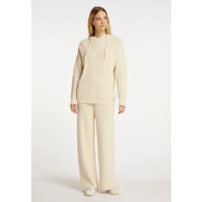 Abbildung von Dreimaster Keyti Kapuzenpullover, Damen, Größe: XL/XXL, Wollweiss