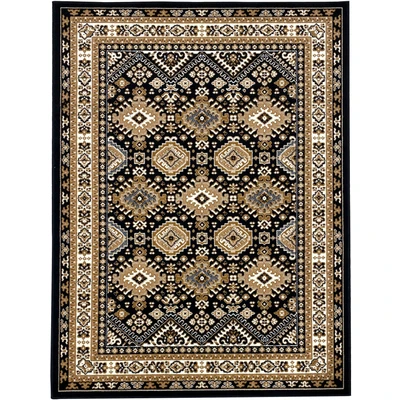 Abbildung von my home Teppich &quot;Diantha&quot;, rechteckig, Orient Optik, mit Bordüre, Kurzflor, pflegeleicht, elegant, weich