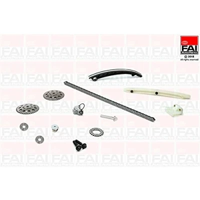 Abbildung von FAI AutoParts TCK4NGS Steuerkettensatz ohne Dichtungen, mit Zahnrädern Simplex, Bolzenkette OPEL: Corsa D Schrägheck, C Meriva A