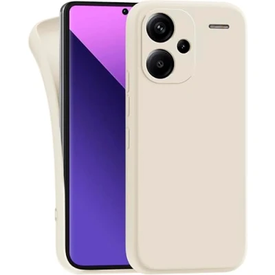 Abbildung von MyGadget Hülle kompatibel mit Xiaomi Redmi Note 13 Pro Plus 5G robuste Handyhülle TPU Case Slim Silikonhülle Back Cover Kratzfest Schutzhülle Matt Beige