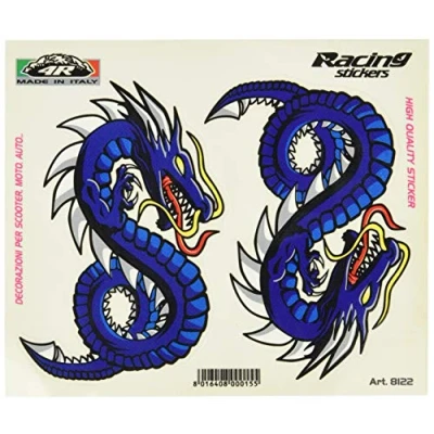 Abbildung von 4R Quattroerre.it 8122 Sticker Aufkleber Drachen, 13.5 x 16 cm