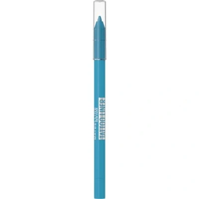 Abbildung von Maybelline New York Gel Eyeliner, Wasserfester und langanhaltender Stift, Bis zu 36 Stunden Halt, Tattoo Liner Pencil, Farbton: 806 Arctic Skies