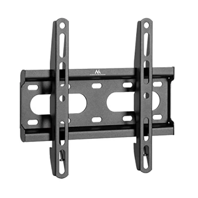 Abbildung von Maclean MC 937 Wandhalterung für LCD LED OLED QLED Plasma Flach &amp; Curved Fernseher 23 42&quot; Slim TV Halterung bis 45kg (Max Vesa 200x200)