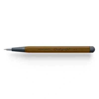 Abbildung von LEUCHTTURM1917 372224 Drehgriffel Nr. 2, Bleistift mit Drehmechanik, Aluminium, Stahl, designprämiert, Spice Brown