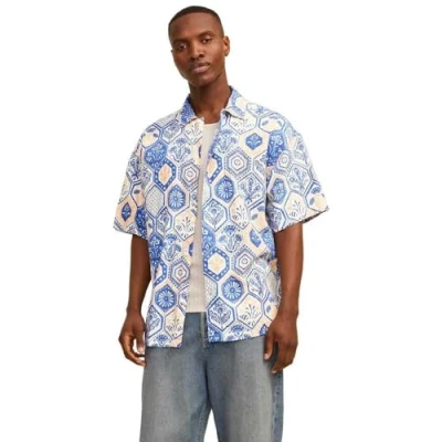 Abbildung von JACK &amp; Jones HEMD WIDE FIT Hemd, Herren, Größe: XXL, Dazzling blue
