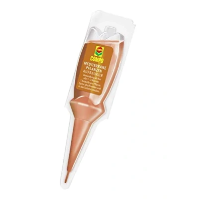 Abbildung von COMPO Mediterrane Pflanzen Aufbaukur, Auch für Zitruspflanzen geeignet, Dünger mit 4 Wochen Langzeitwirkung, 30 ml, Mediterraner Pflanzendünger