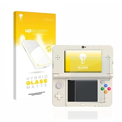 Abbildung von upscreen Entspiegelungs Schutzglas für Nintendo New 3DS Schutzfolie Matt, Glas Folie [mattierend, 9H Panzerschutz, Anti Fingerprint]