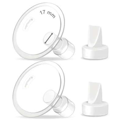 Abbildung von Maymom Kompatibler 17Mm Brustschildflansch Für Lansinoh Brustpumpe &amp; Ventil. Keine Originalen Pumpenteile. Flansch Comfortfit Ersetzen