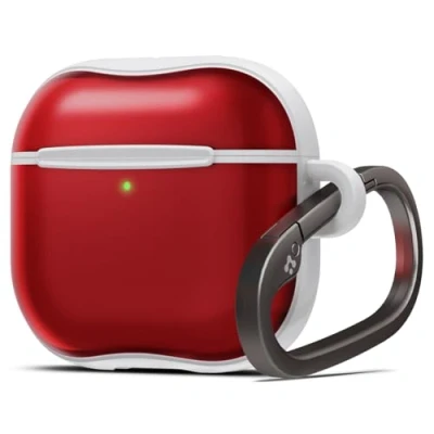 Abbildung von Spigen Classic C1 Hülle Case kompatibel mit AirPods 4 (2024) Rubin