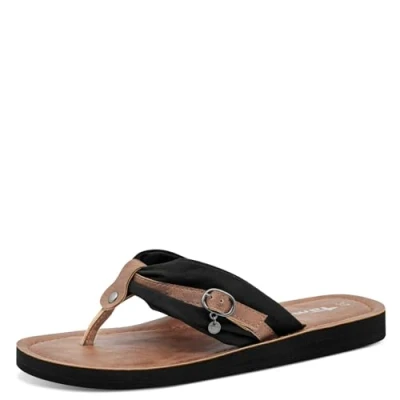 Abbildung von Tamaris Zehentrenner, Damen, Größe: 39, Black muscat Schuhe