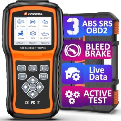 Abbildung von FOXWELL NT630 Plus Diagnose OBD2 Scangerät, 2024 ABS Scan Tool Entlüftung Bremse SRS Scanner Auto Code Leser Bidirektionaler mit Airbag Licht Reset SAS Öl EPB Wartung