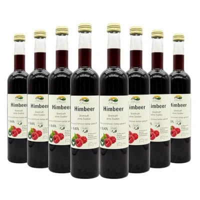 Abbildung von BLEICHHOF® Himbeersaft Direktsaft, vegan (8x0,47l)