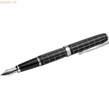 Abbildung von Diplomat Excellence A Plus Rhomb Guilloche Lapis Black FP EF