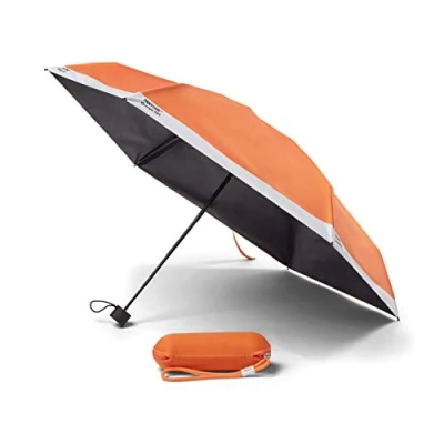 Abbildung von Pantone, Taschenschirm inkl. modischem Reise Etui, Orange 021