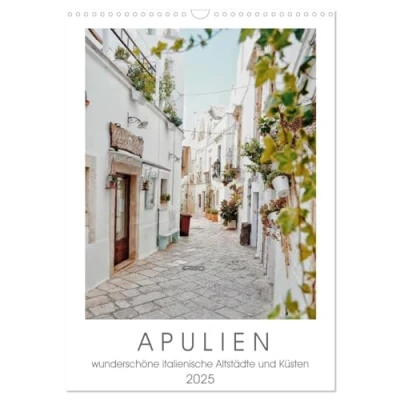 Abbildung von Apulien (Wandkalender 2025 DIN A3 hoch), CALVENDO Monatskalender