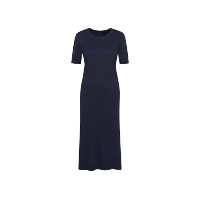Abbildung von bugatti MIT Seitenschlitzen Strickkleid, Damen, Größe: XL, Marine