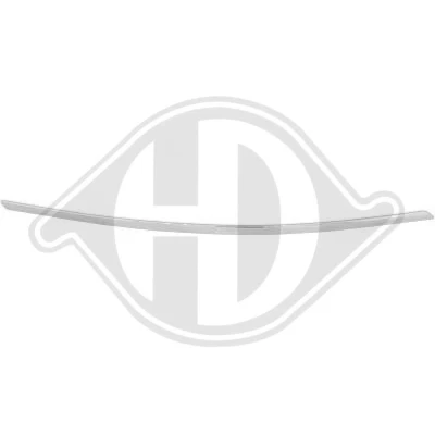 Abbildung von DIEDERICHS 1686063 Zier / Schutzleistensatz, Stoßfänger MERCEDES BENZ: B Klasse (W246, W242) 200 CDI 1.8, 220 d, 160 1.5