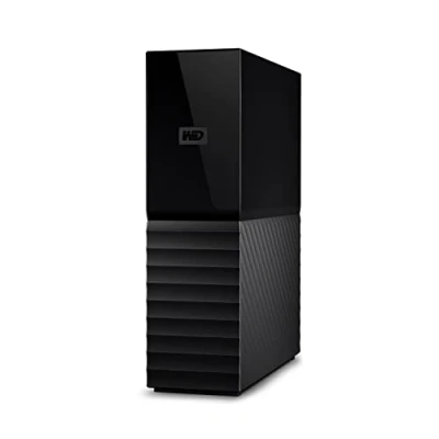 Abbildung von WD My Book 22 TB USB 3.0 Desktop Festplatte mit Passwortschutz (Desktopspeicher, Sicherungssoftware, Hardwareverschlüsselung, SuperSpeed USB)