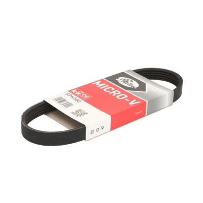 Abbildung von GATES Micro V 5PK580 Keilrippenriemen 580 5 Polyester, EPDM (Ethylen Propylen Dien Kautschuk) FORD: MONDEO 2 Kombi, 2, 1 Stufenheck