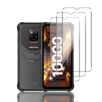 Abbildung von Ljietr 3 Stück Schutzfolie für Ulefone Power Armor 14 PRO, Panzer Schutz Glas, Panzerfolie, Schutzglas, HD Displayschutzfolie, 9H Härte PRO