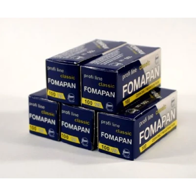 Abbildung von Fomapan 100ASA , 120 fünf Stück