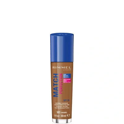 Abbildung von Rimmel Match Perfection Foundation 502 Caramel