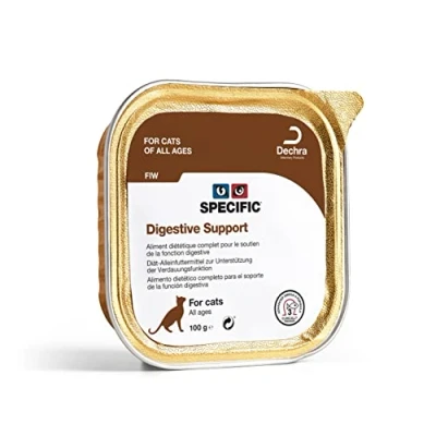 Abbildung von SPECIFIC® Digestive Support (FIW) 7x100g Nassfutter für Katzen Verbessert die Darmflora Hoher Vitamin und Mineralstoffgehalt Mit Postbiotika Alle Altersklassen DECHRA Veterinary Products