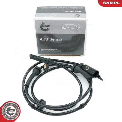 Abbildung von ESEN SKV 06SKV512 ABS Sensor Vorderachse beidseitig 2 1145 1250 12 schwarz NISSAN: Tiida Schrägheck